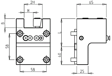 DOOSAN - BMT45 - Pevný držák radiální         
