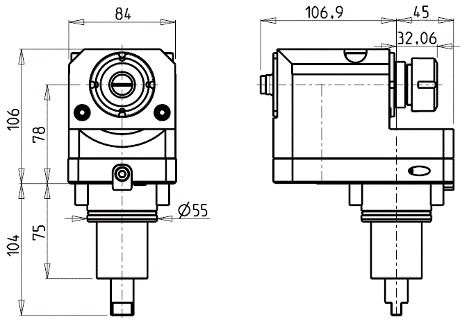 DOOSAN - BMT55 - Poháněný držák axiální posunutý                                                                                                      
