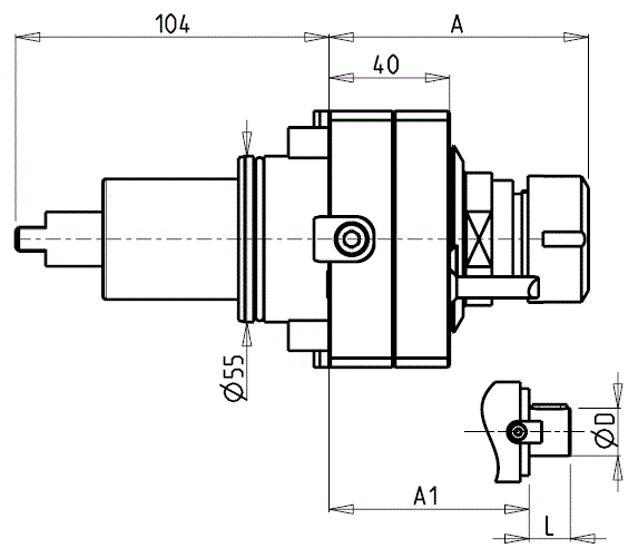 DOOSAN - BMT55 - Poháněný držák radiální         
