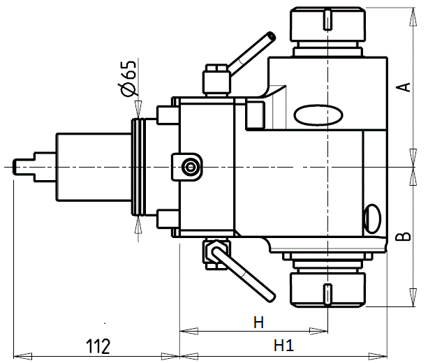 DOOSAN - BMT65 - Poháněný držák axiální oboustranný