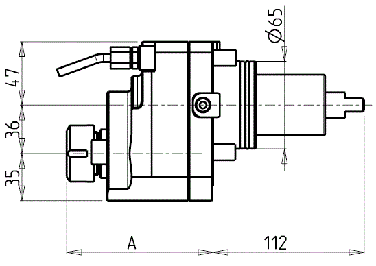 DOOSAN - BMT65 - Poháněný držák radiální přesazený zrychlený 1:2                                                                                                

