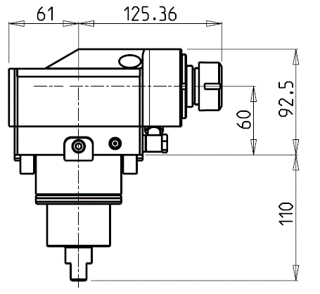 DOOSAN - BMT75 - Poháněný držák axiální zrychlený